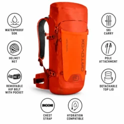 Zaino Ortovox Traverse 30 Dry Desert Orange