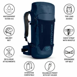Zaino Ortovox Traverse 28 S Dry Blue Lake
