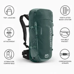 Zaino Ortovox Traverse 28 S Glacier Grey