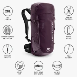 Zaino Ortovox Traverse 28 S Wild Berry