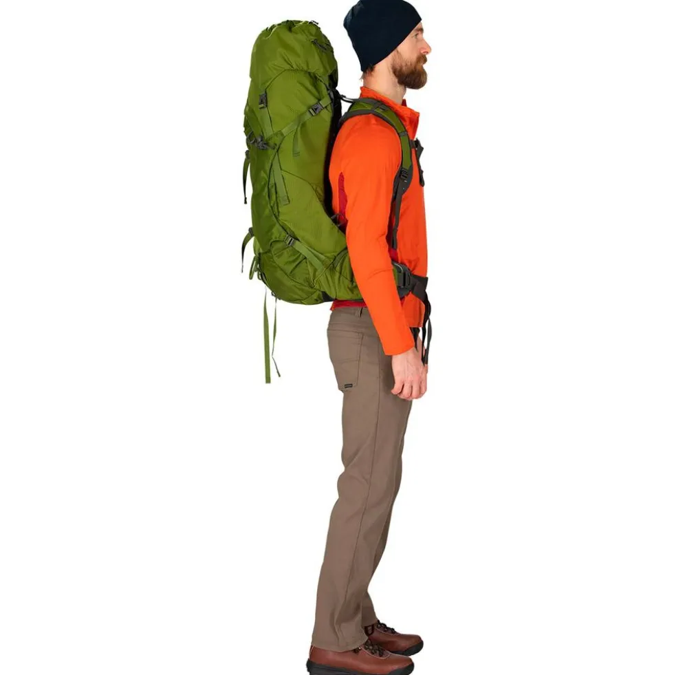Zaino Osprey Aether 55 Garlic Mustard Green