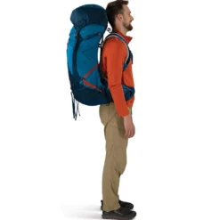 Zaino Osprey Atmos Ag Lt 65 Nightshift Scoria Blue