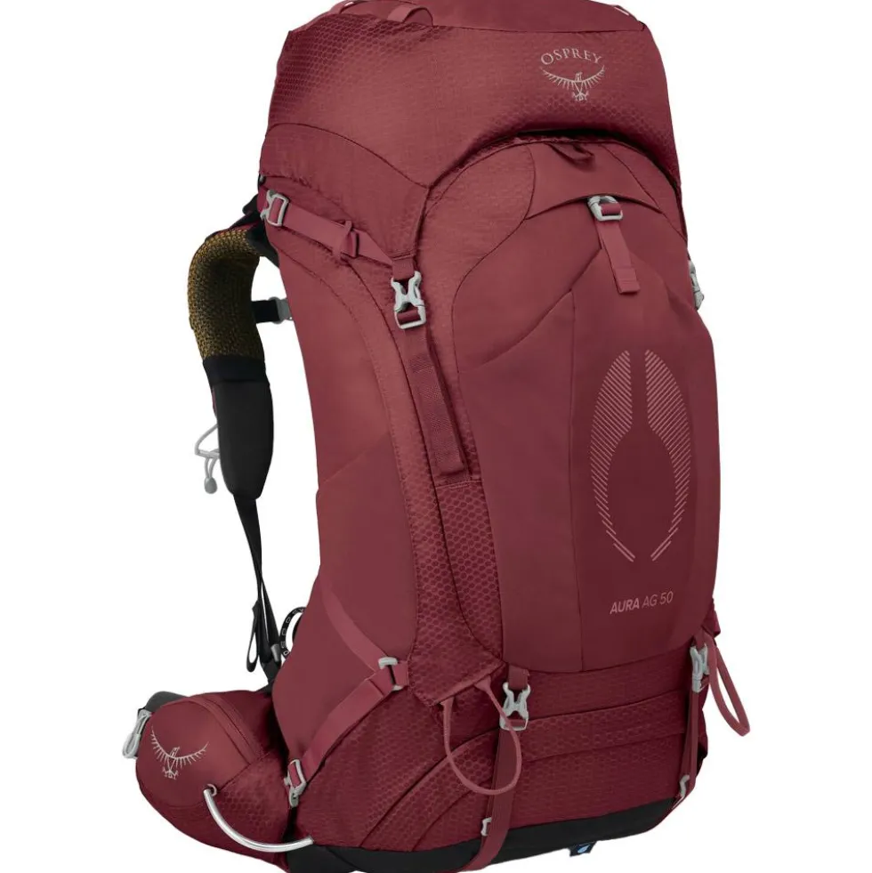 Zaino Osprey Aura Ag 50 Berry Sorbet Red