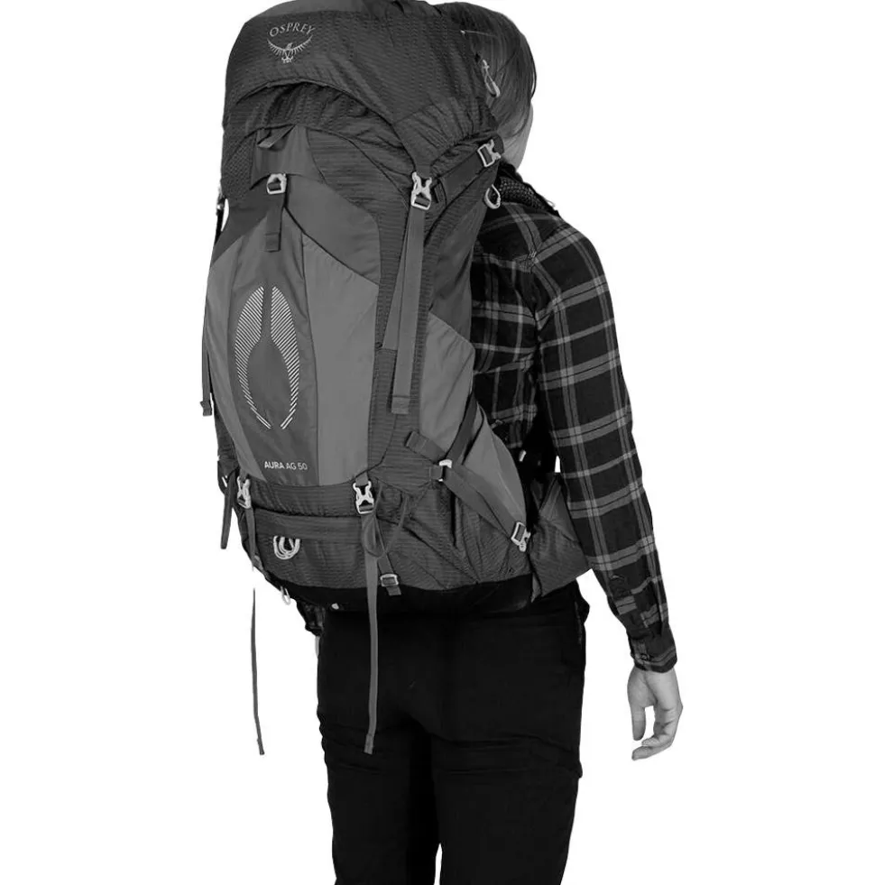 Zaino Osprey Aura Ag 50 Berry Sorbet Red