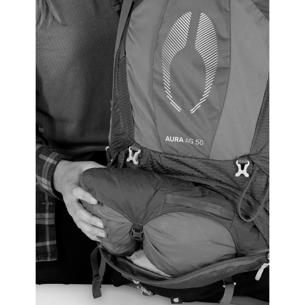 Zaino Osprey Aura Ag 50 Berry Sorbet Red