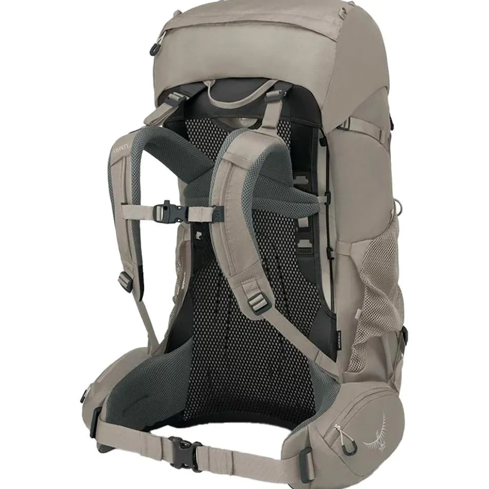 Zaino Osprey Renn 65 Pediment Grey Linen Tan