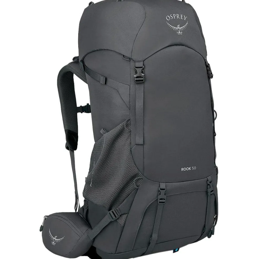 Zaino Osprey Rook 50 Dark Charcoal Silver Lining