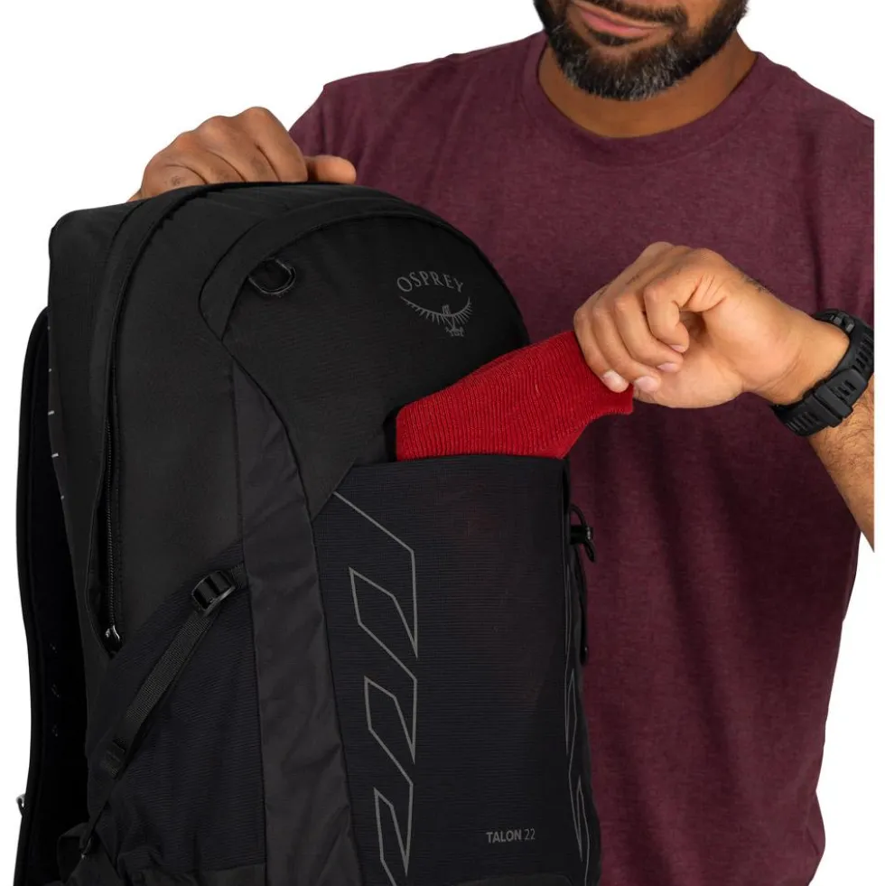 Zaino Osprey Talon 22 Black Coal Grey