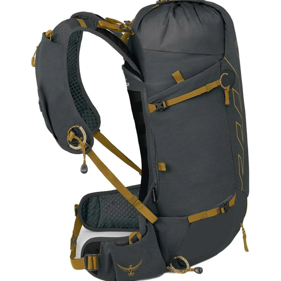 Zaino Osprey Talon Velocity 20 Dark Charcoal Tumbleweed Yellow