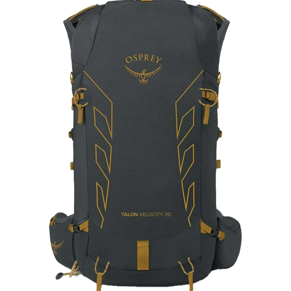 Zaino Osprey Talon Velocity 20 Dark Charcoal Tumbleweed Yellow