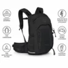 Zaino Osprey Tempest 22 Black Coal Grey