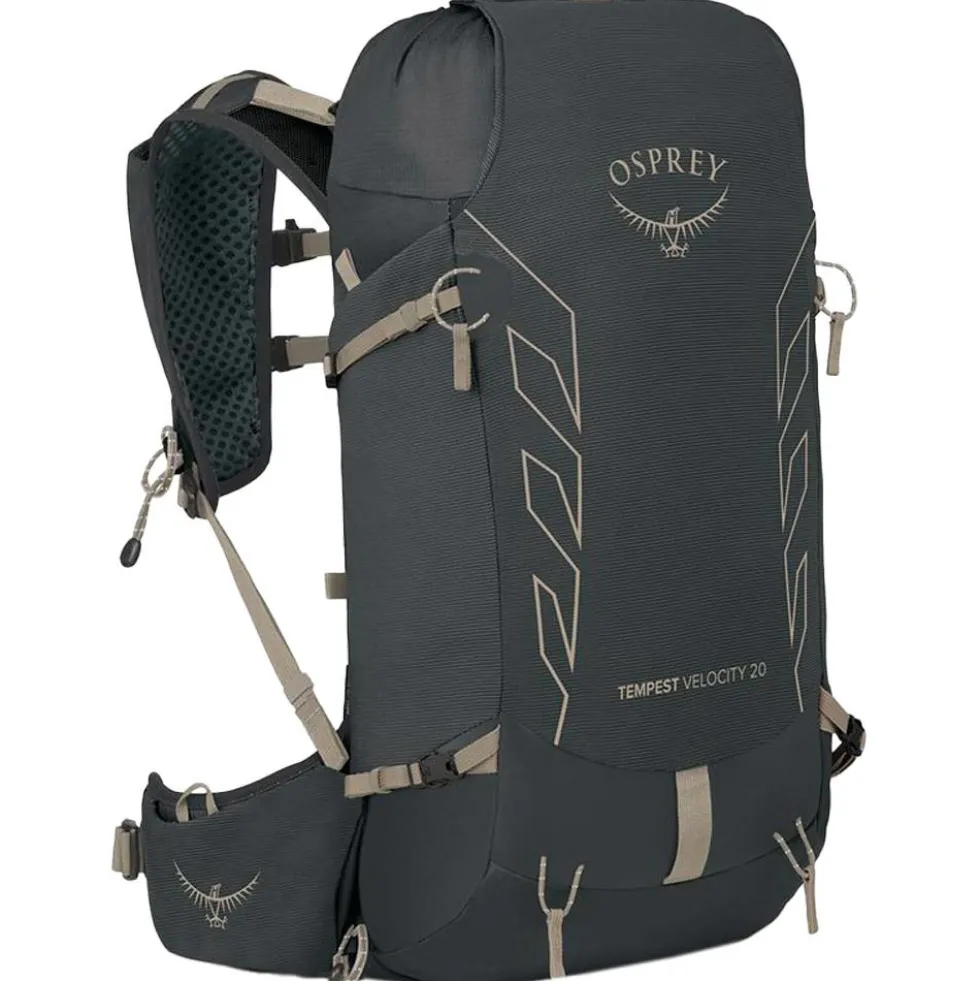 Zaino Osprey Tempest Velocity 20 Dark Charcoal Chiru Tan