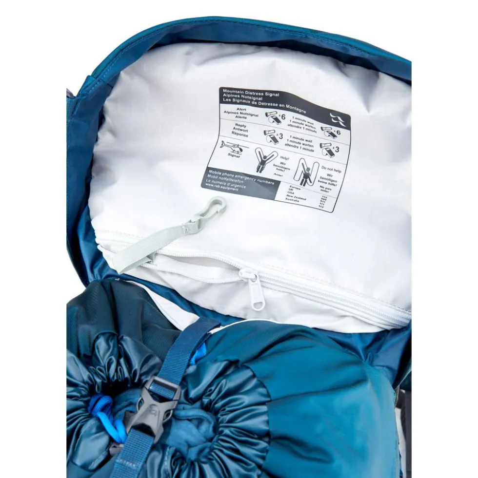 Zaino RAB Exion 38 Tempest Blue