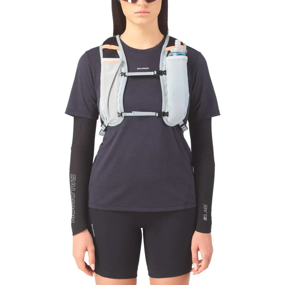 Zaino Salomon Cross 4 Gray Violet Quarry Nectarine