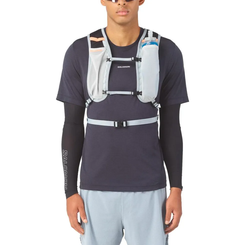 Zaino Salomon Cross 8 Gray Violet Quarry Nectarine